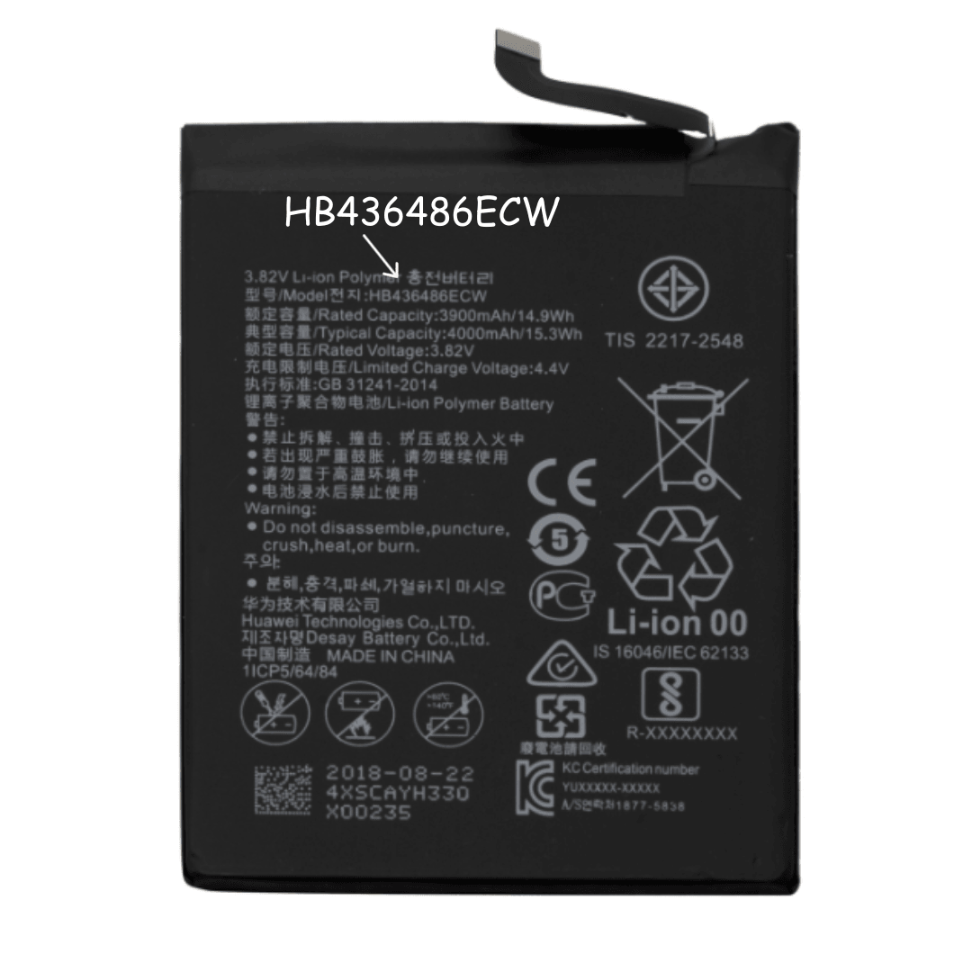 Replacement Battery HB436486ECW For Huawei P20 PRO, Mate 10, Mate 10 PRO, Mate 20, Honor View 20, - Best Cell Phone Parts Distributor in Canada, Parts Source Replacement Battery HB436486ECW For Huawei P20 PRO, Mate 10, Mate 10 PRO, Mate 20, Honor View 20, - Best Cell Phone Parts Distributor in Canada, Parts Source